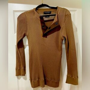 Men’s long sleeve Dolce & Gabbana brown shirt